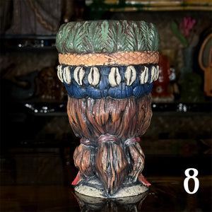 Thor's Tribal Chieftain Ceramic Tiki Mug - Each one is Unique - Limited Release of 10 (max edition of around 50) - Ready to Ship