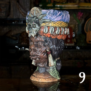 Thor's Tribal Chieftain Ceramic Tiki Mug - Each one is Unique - Limited Release of 10 (max edition of around 50) - Ready to Ship