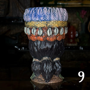 Thor's Tribal Chieftain Ceramic Tiki Mug - Each one is Unique - Limited Release of 10 (max edition of around 50) - Ready to Ship