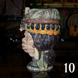 Thor's Tribal Chieftain Ceramic Tiki Mug - Each one is Unique - Limited Release of 10 (max edition of around 50) - Ready to Ship