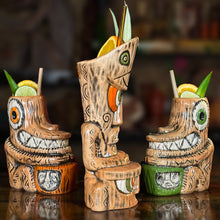 Tiki tOny's Enchanted Tiki Room Chanting Drummer ceramic Tiki Mug - Limited Edition / Limited Time Pre-Order