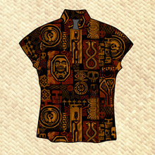 'Traders of the Lost Artifacts' - Womens Aloha Shirt - Ready to Ship!