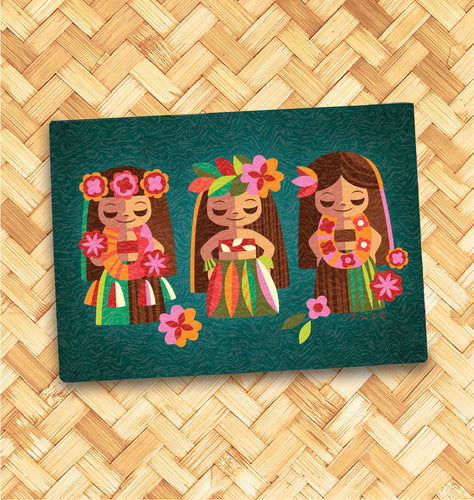 'It's A Hula World' Glass Cutting Board - Rolling Pre-Order / Ready to Ship!