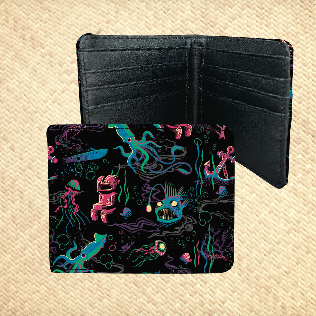 'Dwellers of the Deep' Billfold Wallet - Rolling Pre-Order / Ready to Ship!