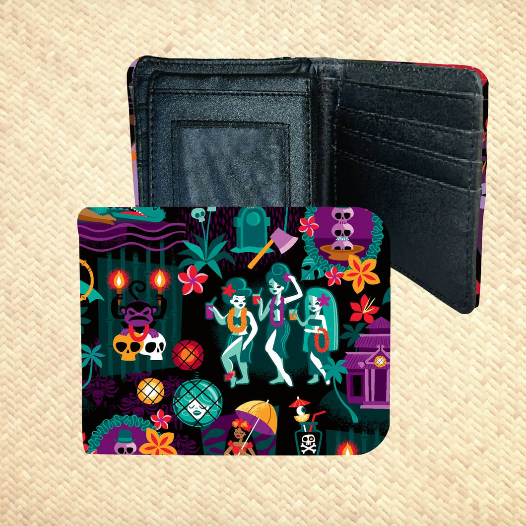 'Hula Haunts' Billfold Wallet - Ready to Ship!