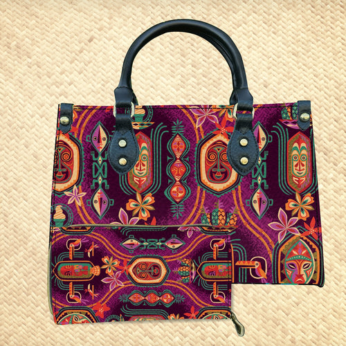 'Polynesian Paradise' Handbag and Zippered Wallet Set - Rolling Pre-Order / Ready to Ship!