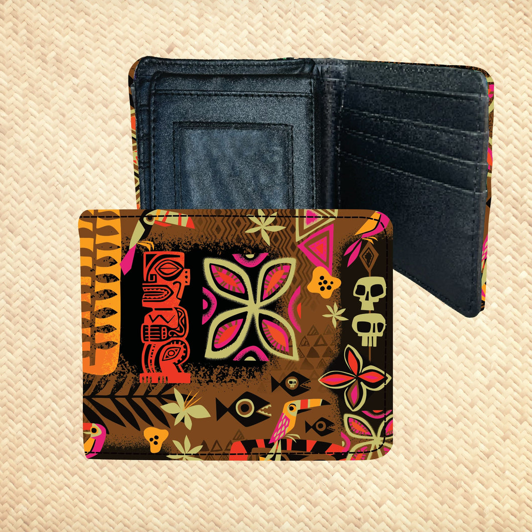 'Tiki Safari' Billfold Wallet - Ready to Ship!