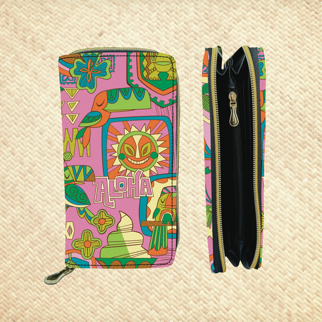 Jeff Granito's 'Lost Adventure Pink' Zippered Wallet - Rolling Pre-Order / Ready to Ship!