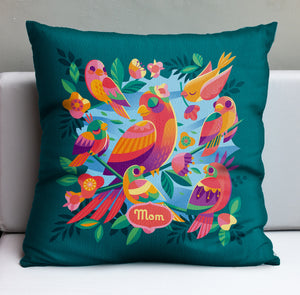 Jeff Granito's 'The Tweetest Mother's Day' Personalized Pillow Cover - U.S. Shipping Included -Pre-Order