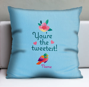 Jeff Granito's 'The Tweetest Mother's Day' Personalized Pillow Cover - U.S. Shipping Included -Pre-Order