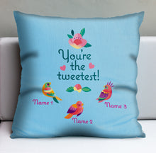 Jeff Granito's 'The Tweetest Mother's Day' Personalized Pillow Cover - U.S. Shipping Included -Pre-Order