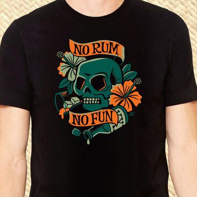 Jeff Granito's 'No Rum No Fun' Unisex Tee - Pre Order