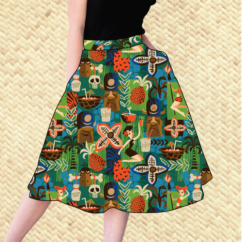 Jeff Granito's 'Loyal Order of the Rum Rocktails' Aloha Skirt with Pockets - Pre-Order