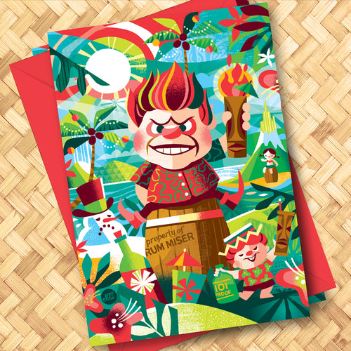 Jeff Granito's 'Rum Miser' Greeting Card Set