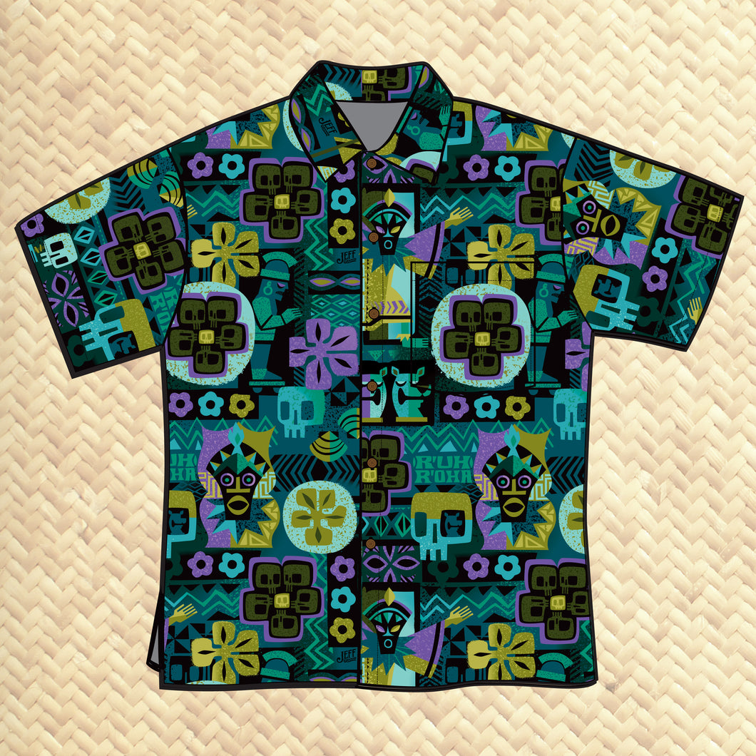 Jeff Granito's 'R'uh R'oha' - Classic Aloha Button Up-Shirt - Unisex - Ready to Ship!