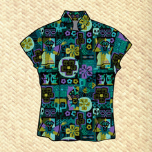 Jeff Granito's 'R'uh R'oha' - Classic Aloha Button Up-Shirt - Womens - Ready to Ship!