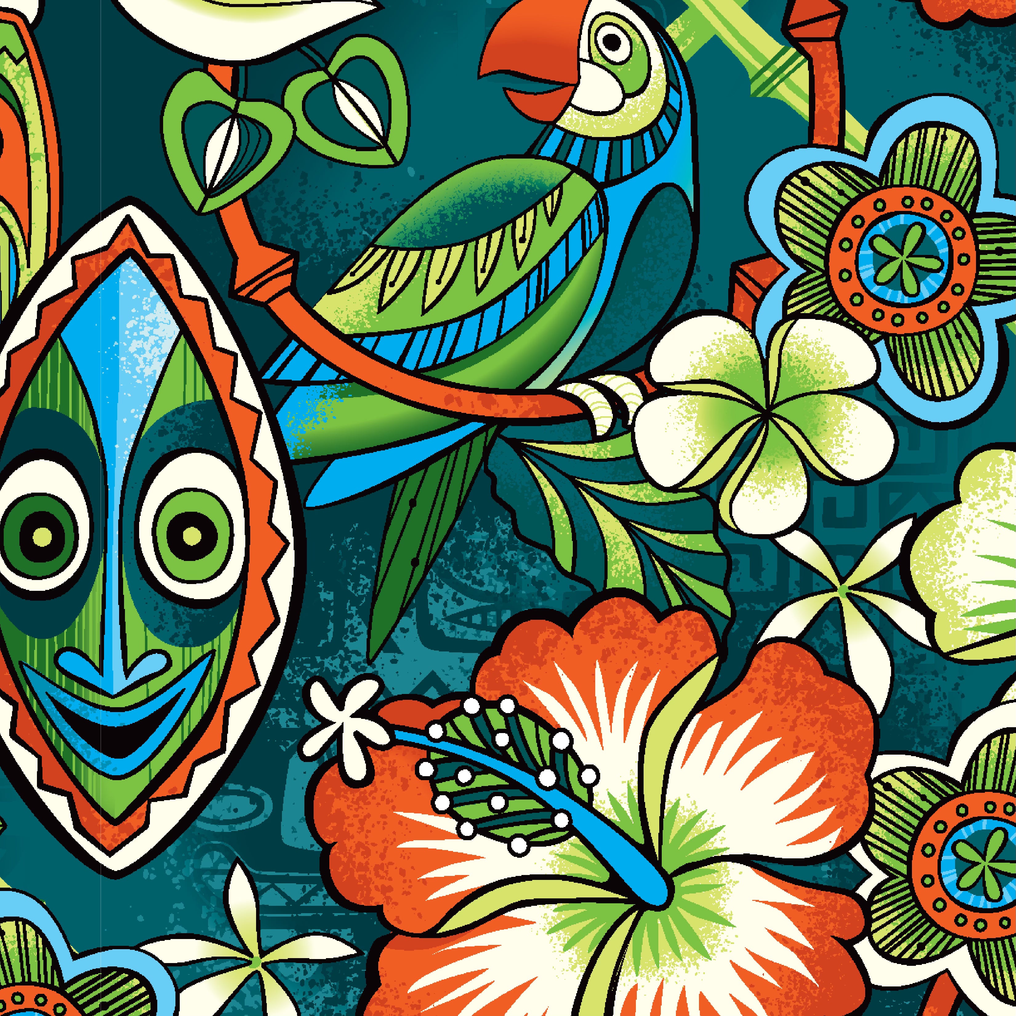 TikiLand Day 2024 'Tropic Serenade' - Classic Aloha Button-Up Shirt - Womens - Pre-Order