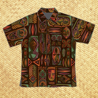 TikiLand Mug Society 2025 Member Exclusive: 'Art of Tiki' - Unisex Aloha Shirt - Pre-Order