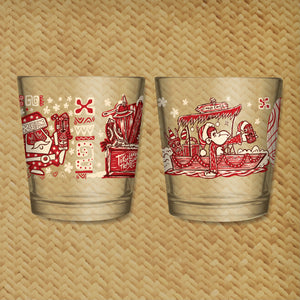 Tiki tOny's 'Trader Santa' Mai Tai Cocktail Glass - Pre-Order