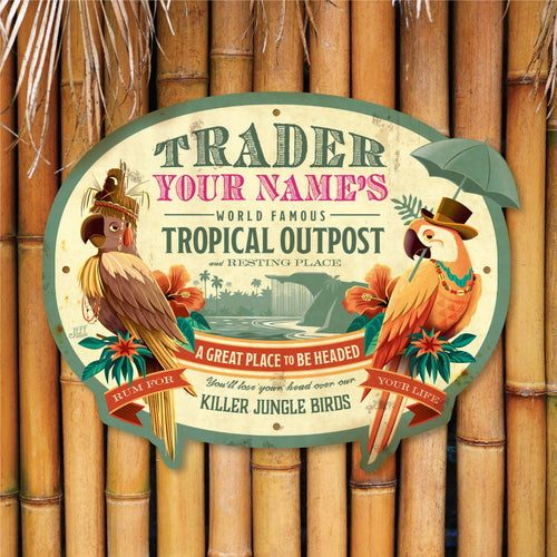 Jeff Granito's 'Head Salesman Trading Outpost' Personalized Metal Sign