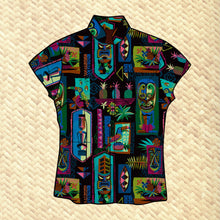 'Gateway to Tiki - Lush Canopy Edition' Classic Aloha Button Up-Shirt - Womens - Ready to Ship!