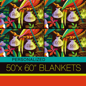 Jeff Granito's 'Birds of a Feather' Cozy Blanket - Limited Time Pre-Order