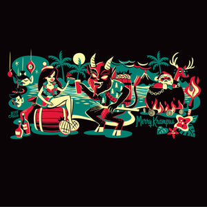 Jeff Granito's 'Merry Krampus' Unisex Tee - Pre-Order