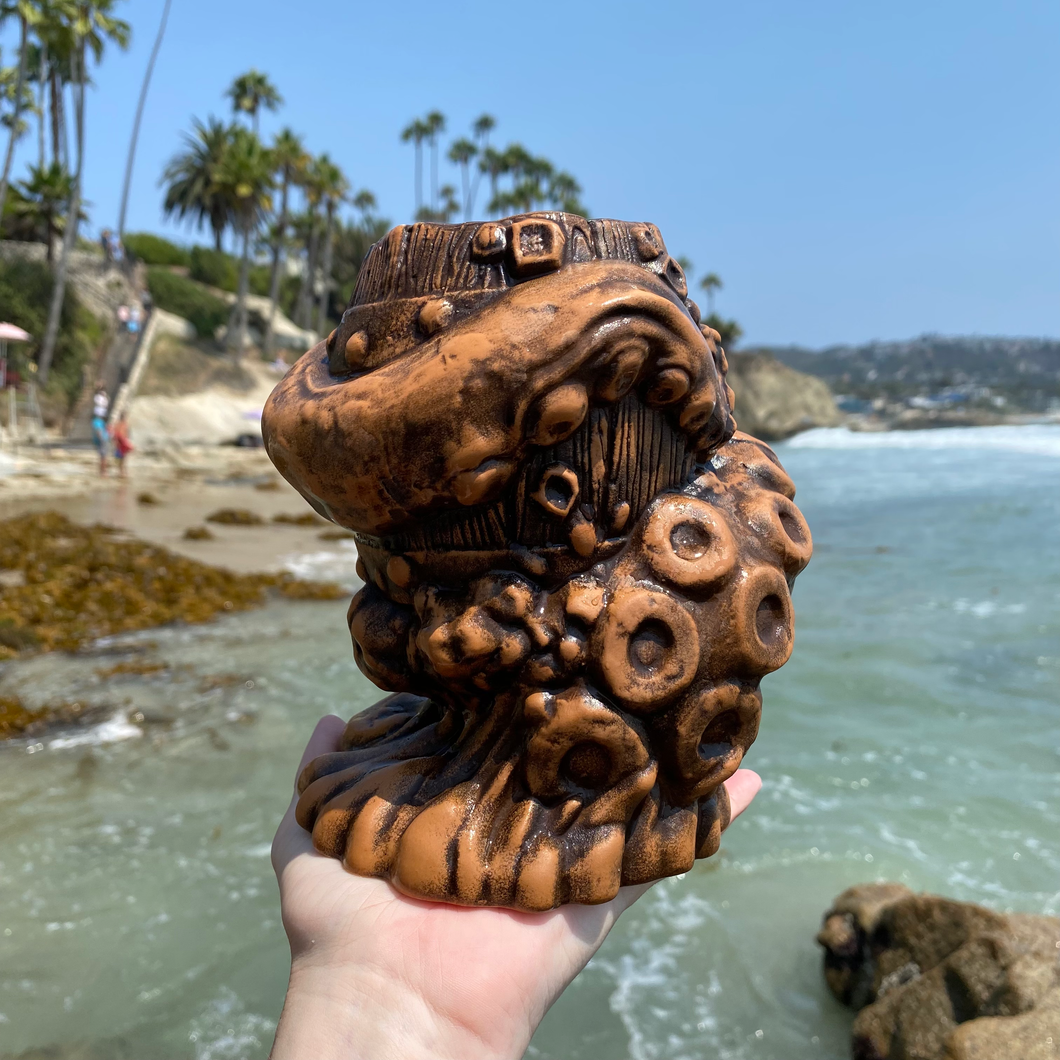 Kraken's Toast Tiki Mug, designed by Brian Kesinger and sculpted by THOR - Ready to Ship!